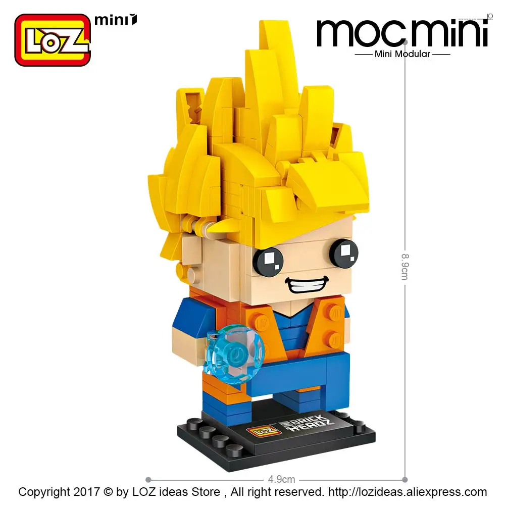 Лоз мини блоки кирпичи Гоку супер герои фигура японское аниме фигурки