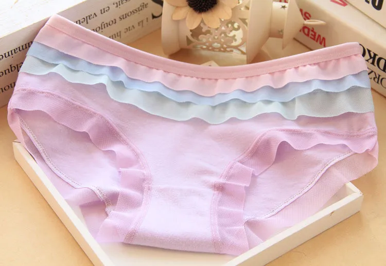 2018 Новое поступление женские милые сексуальные кружевные трусики для девочек
