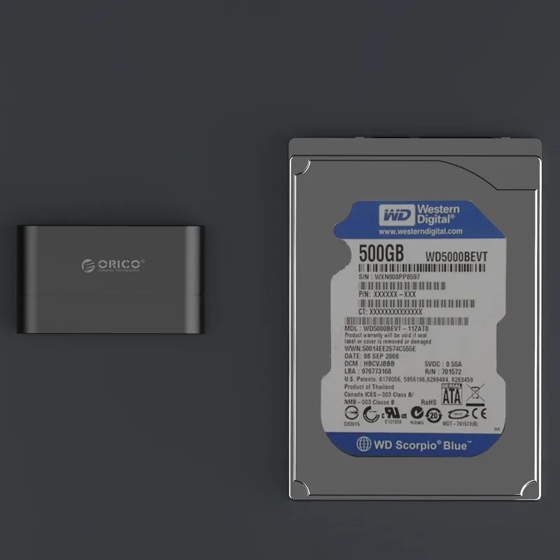 Адаптер для жесткого диска ORICO 20UTS USB3.0 на SATA адаптер SSD сверхскоростной конвертер