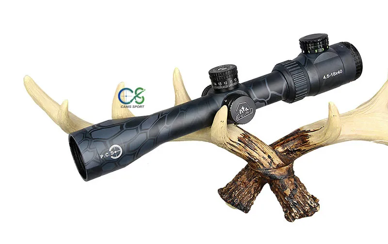 Canis Latrans прицел TM4.5-18x40 прицел второй сетка противоударный Fogproof 30 мм размер трубки для наружной охоты gs1-0287