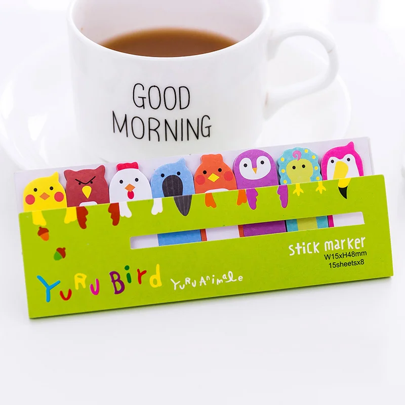 CXZY cat kitti rilakkuma sticky note kawaii index Блокнот записная книжка наклейка для планировщика пост милый лист канцелярские товары Корея 3B822 - Цвет: H