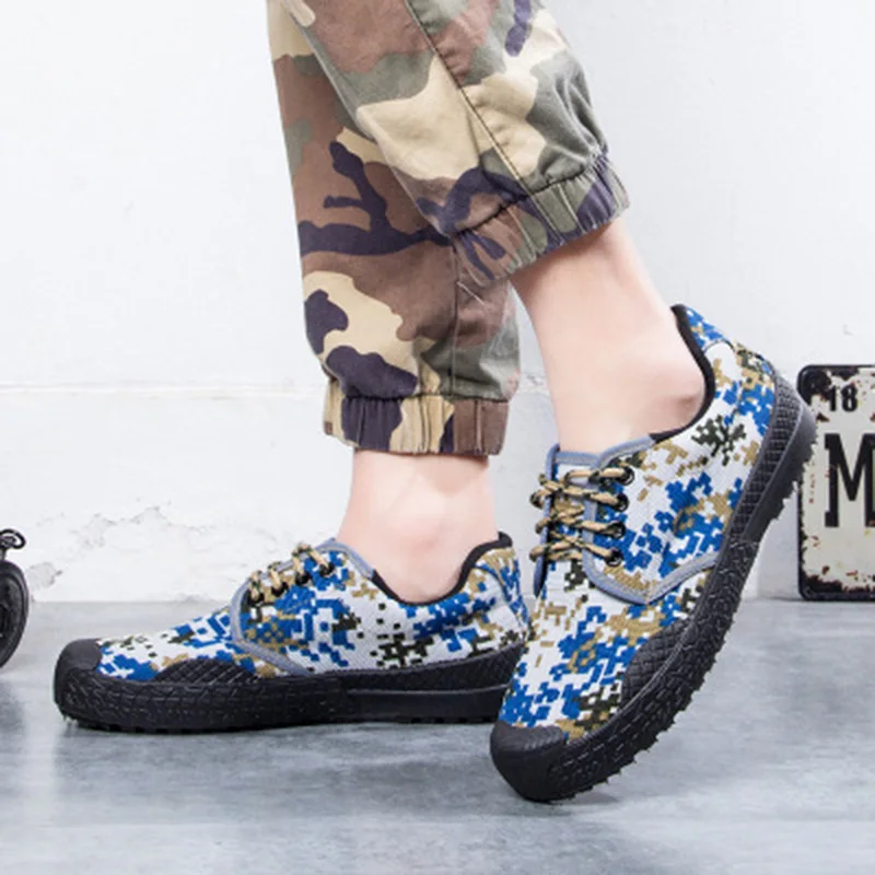 Новинка 2019 года Студенческая камуфляжная спортивная обувь резиновая Рабочая