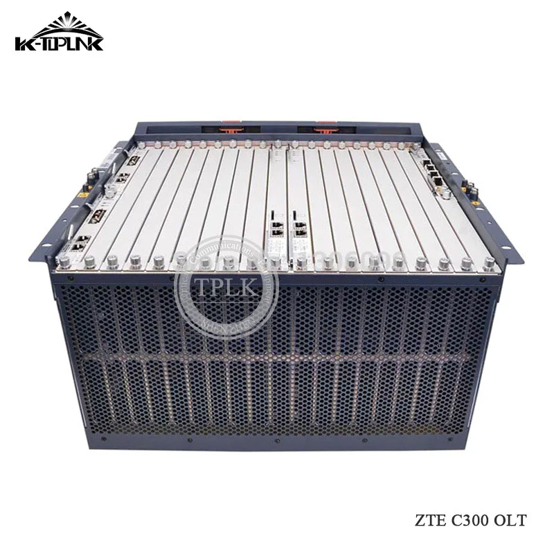 ZTE C300 OLT ZXA10 2 * HUVQ 10GE Uplink SCXM Control PRWG 1 GTGH 16 портов c ++ Оптический линейный терминал
