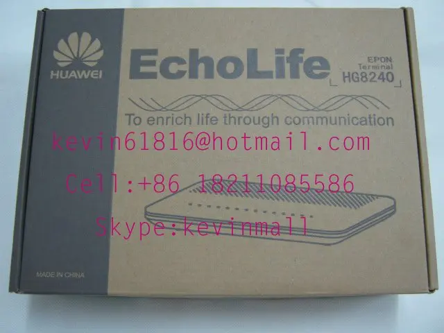 Оптический сетевой терминал Echolife HG8240 EPON с 4 портами ethernet и 2 голосовыми