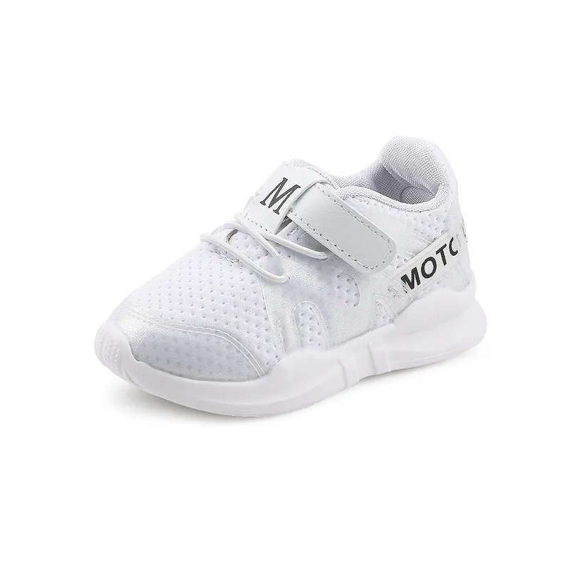 

2019 spring new children's shoes breathable mesh shoes girls boys casual shoes non-slip running soft soled shoes
