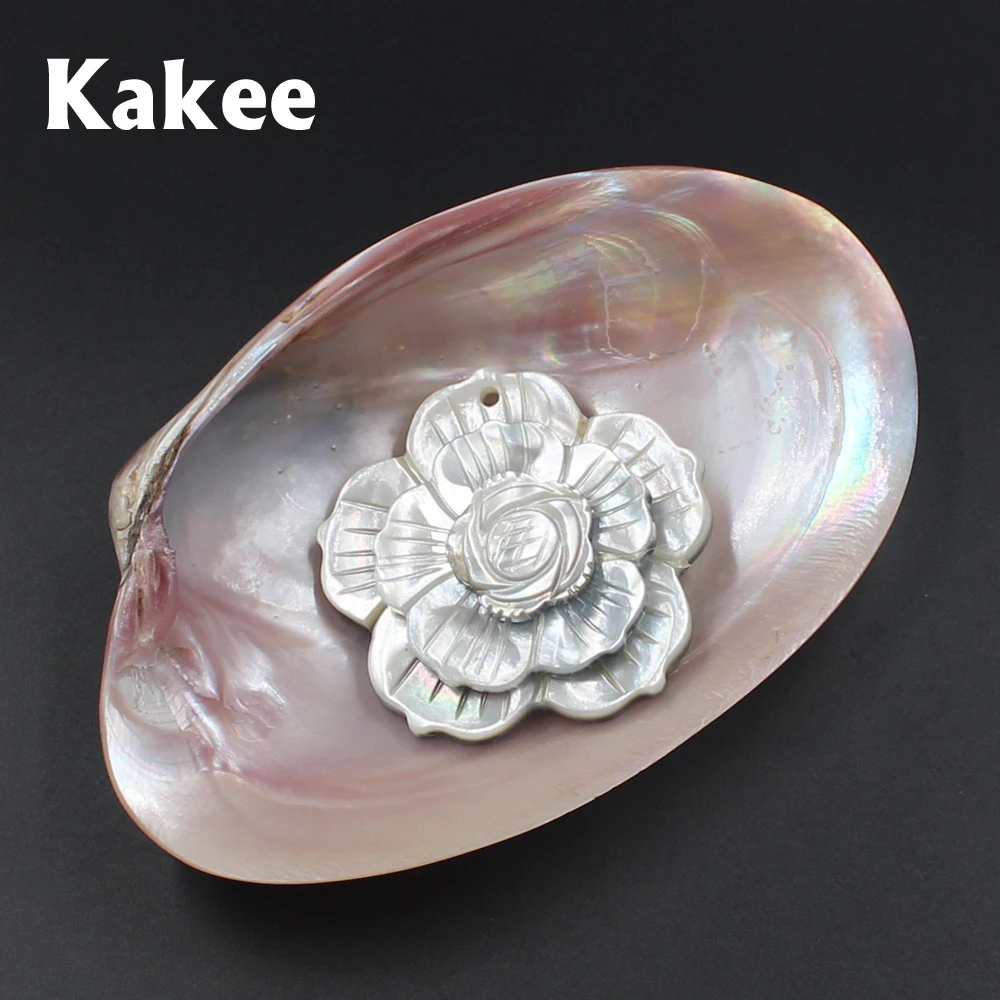 Подвески Kakee из натурального жемчуга черные жемчужные подвески для