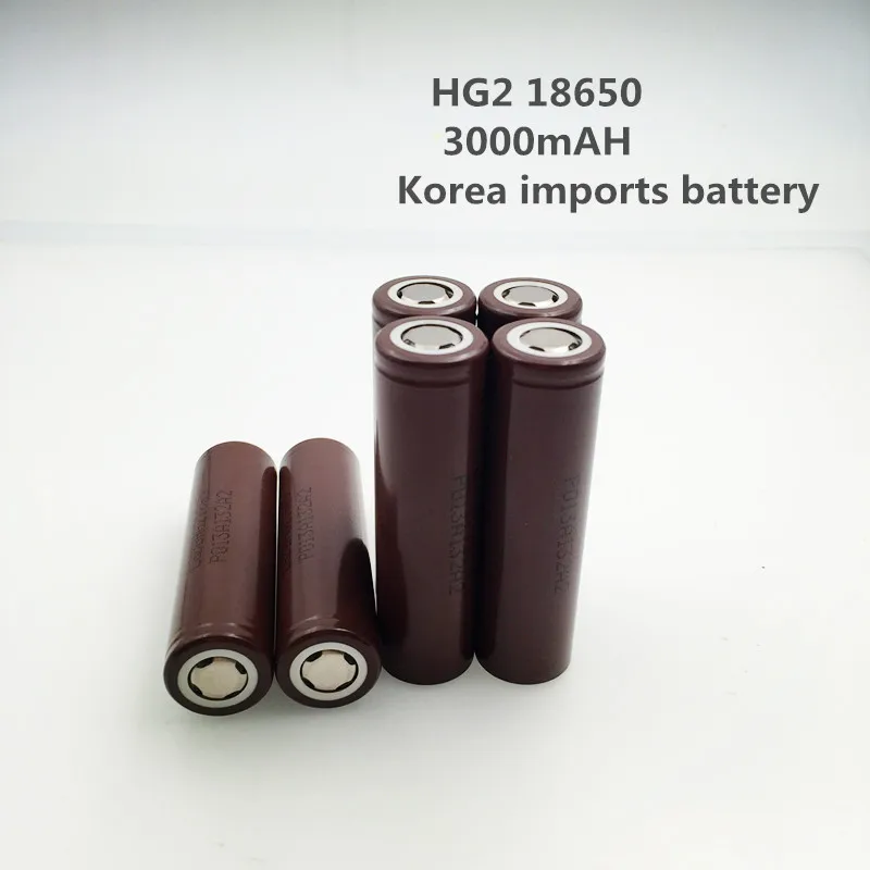 Для LG HG2 18650 батарея 3000 мАч 3,6 В разряда 20А, выделенная батарея для электронных сигарет+ 1 зарядное устройство