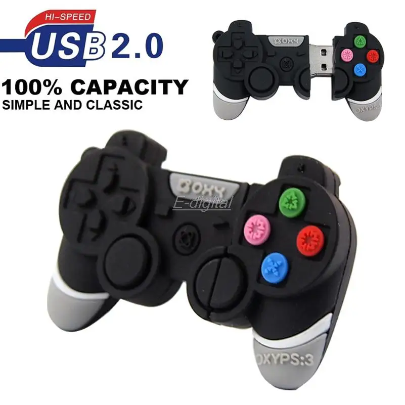 Смешные usb флеш накопитель мультфильм геймпад модели psp usb2.0 u диск объемом памяти 4