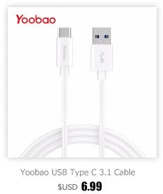Yoobao YBCA3 usb type C 3,1 кабель usb type-C кабель для зарядки и передачи данных 3A линия для сотового телефона металлическая головка type C зарядный кабель для huawei LG