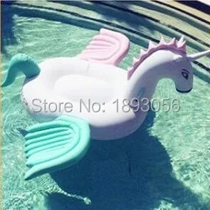 Бассейн поплавок 2 5 м гигантский надувной красочный Пегас плавающий Единорог