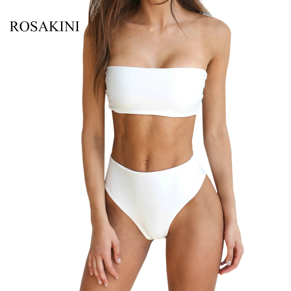 Rosakini брендовые летние высококачественные двухэтажные Одежда заплыва комплект