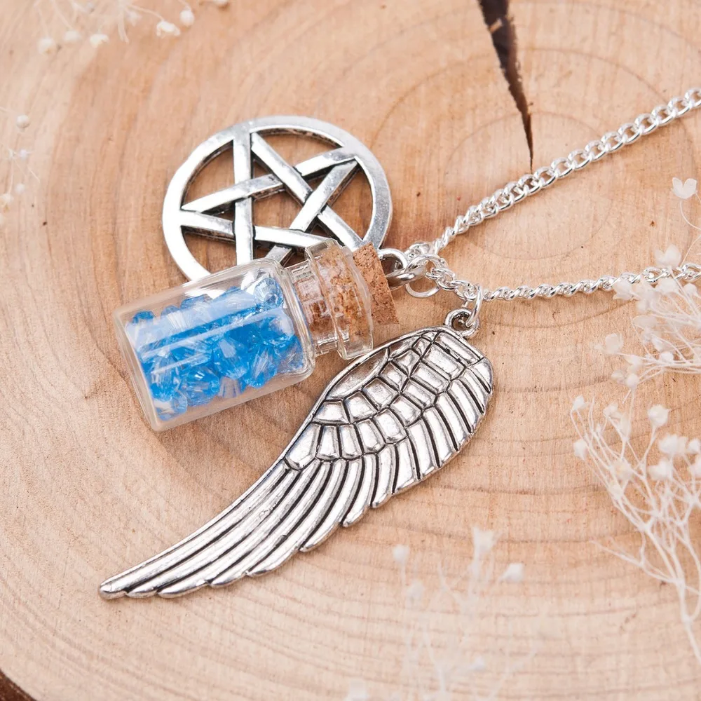 DoreenBeads Ручной Фильм бижутерия Сверхъестественного Pentacle ангельские глазки Wings
