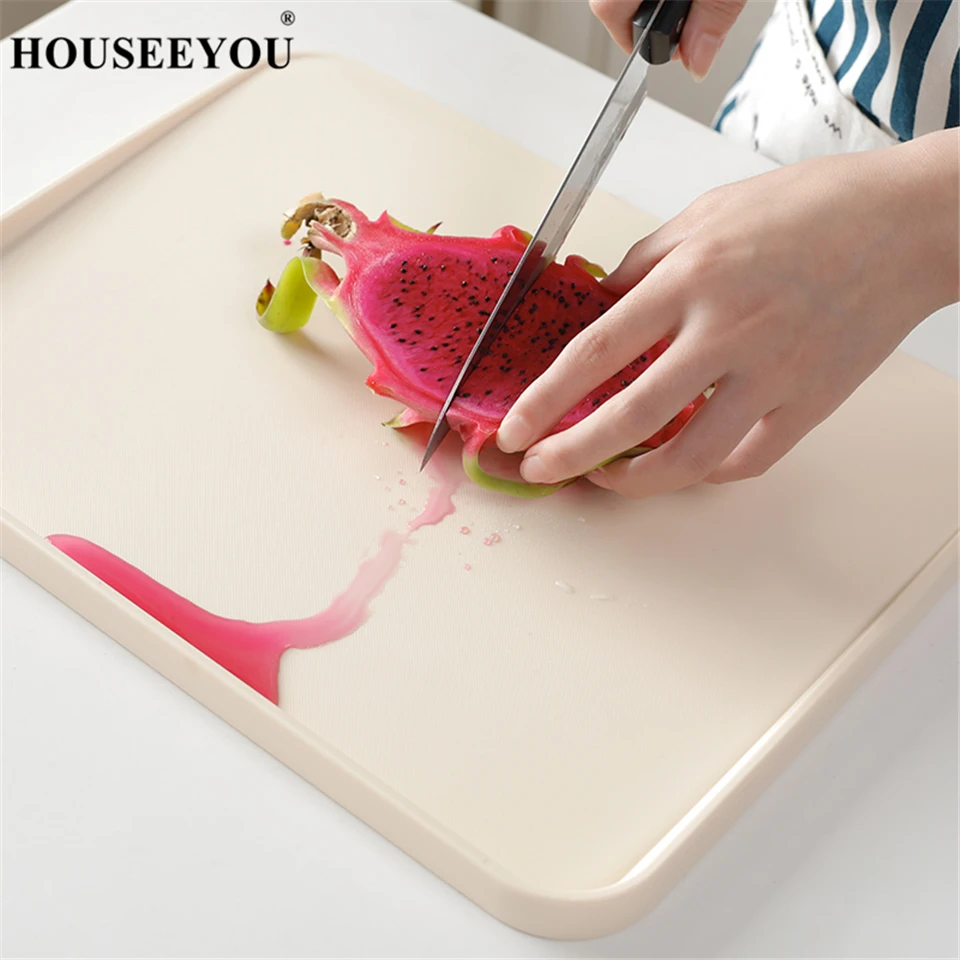 Креативная разделочная доска HOUSEEYOU с защитой от утечки пластиковая в японском