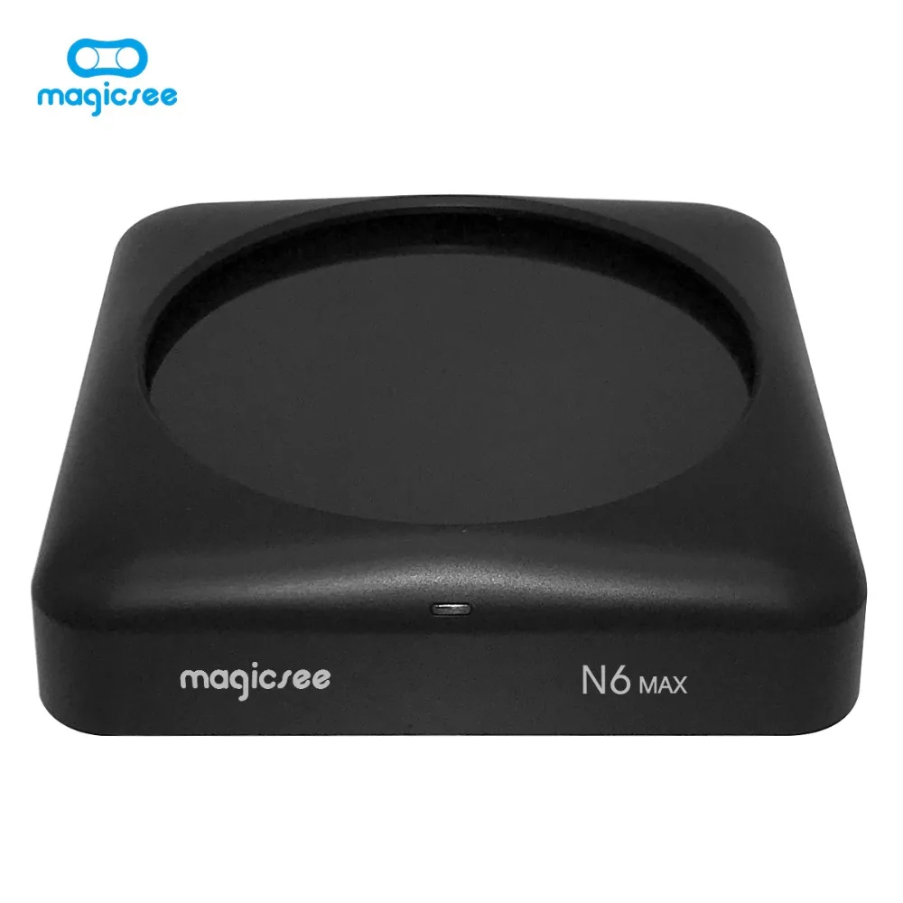 Magicsee N6 Max RK3399 Android 7 1 ТВ коробка 4 ГБ 32 Rom 2 + 5G Dual Wifi 1000M LAN Bluetooth Smart BOX 4K Декодер каналов