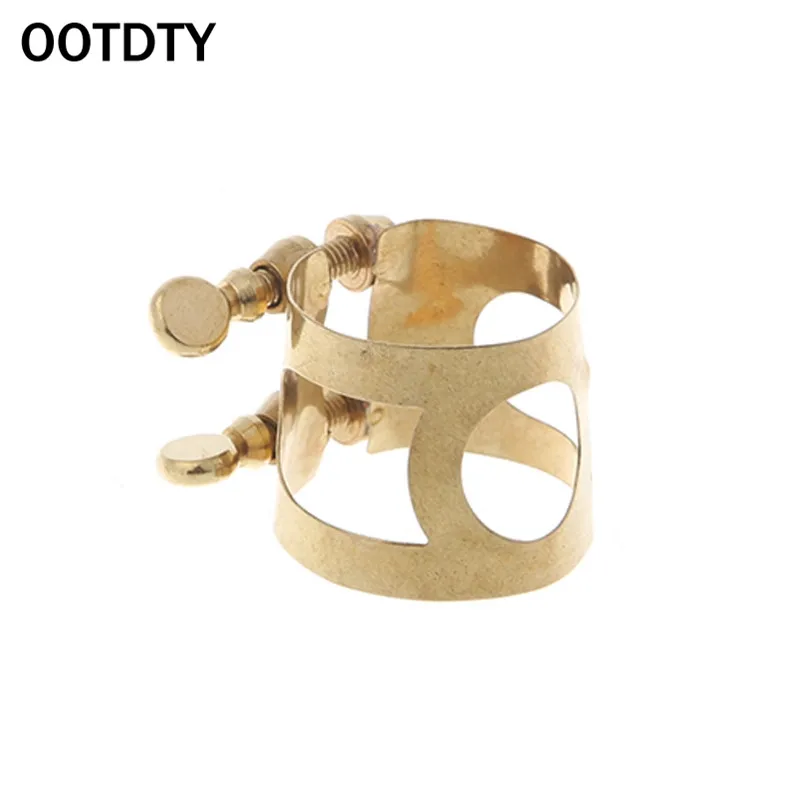 OOTDTY профессиональный саксофон-альт Sax Лигатура мундштука металлический зажим