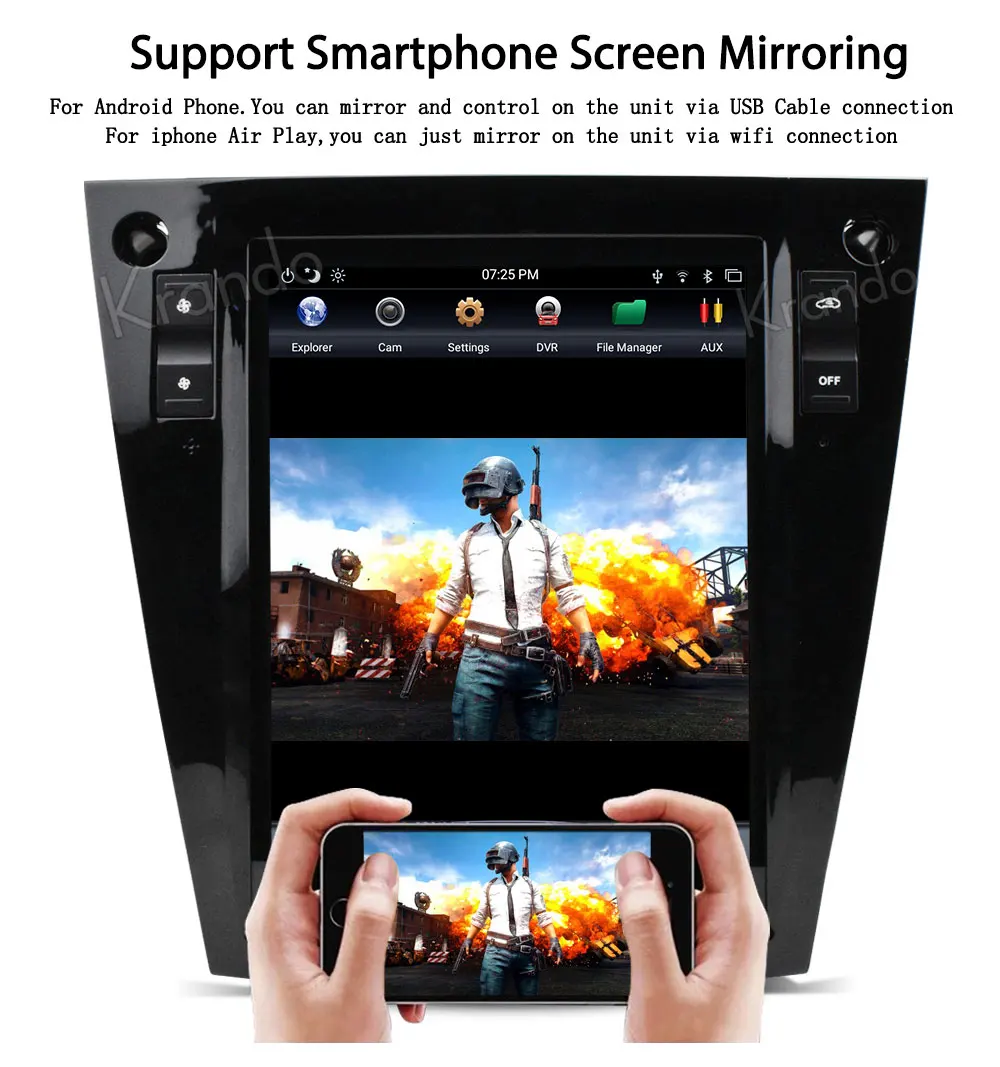 Krando Android 8,1 10," вертикальный экран автомобильный dvd аудио плеер gps для Subaru лес/XV 2012- навигационная мультимедийная система