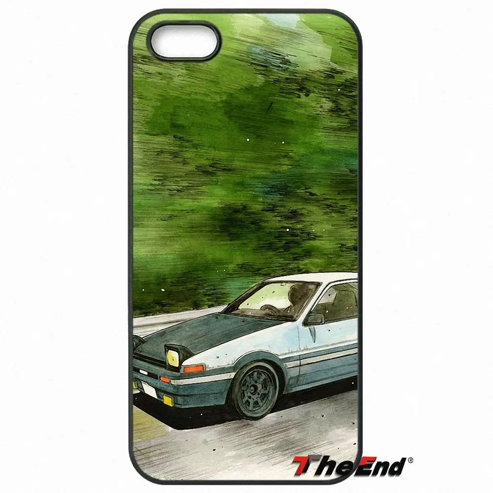 Initial D AE86 модная чехол для телефона iPhone X 4 4S 5 5C SE 6 S 7 8 плюс galaxy J5 J3 A5 A3 2016 S5 S7 S6 край |