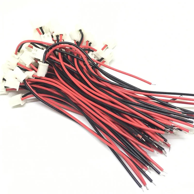 50 комплектов Mini Micro JST 2 0 PH контактный разъем с проводами кабели 120 мм 26AWG Прямая