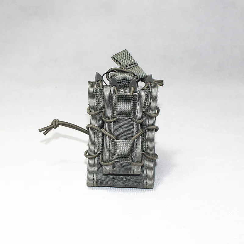FG EMERSONGEAR двойной Decker Mag Чехол страйкбол Mag Чехлы Военная Emerson сумка Камуфляж MOLLE Mag держатель Койот коричневый черный - Цвет: FG