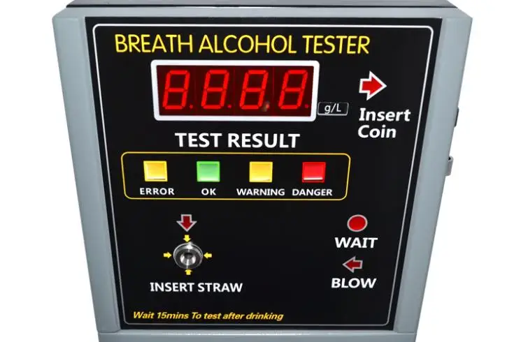2014 новый профессиональный монетная тестер спирта/алкотестер машины для