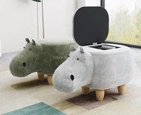 creative hippopotamus home stool ottoman european hippopotamus stools doorstools shoes stools pet stools