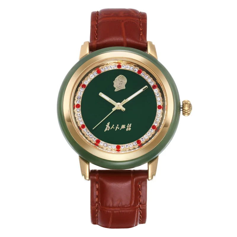 Hotan Jade часы модные пара водонепроницаемые кварцевые соответствующие сертификаты производителя