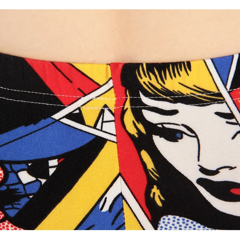 

New Fashion Classic Women leggings Cartoon Printed Slim High Waist Stretchy Leggings Sexy Elastic Skinny Pants bottoms