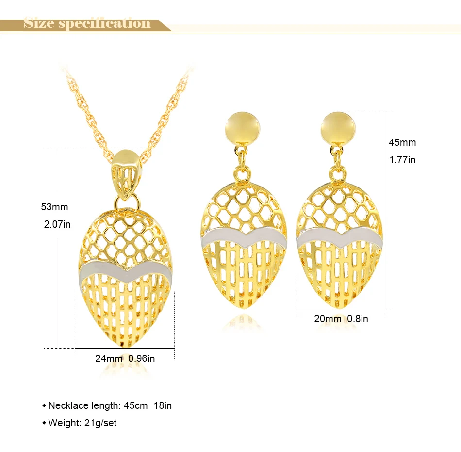 Sunny Jewelry подарок на день рождения для женщин и девочек колье серьги Кулон