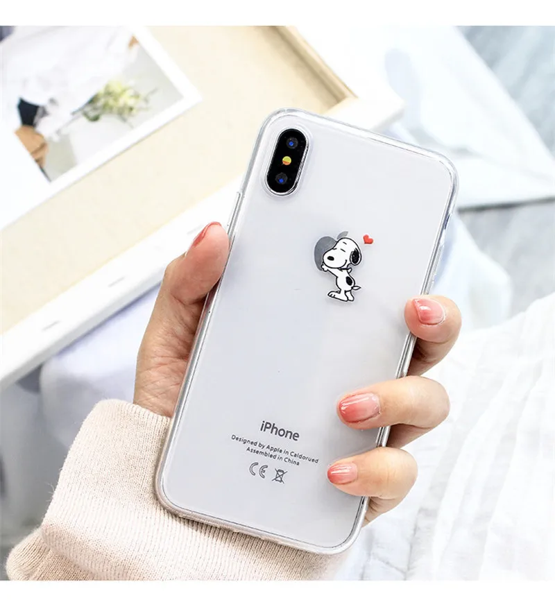 С изображением милой собаки чехол для телефона iPhone7 ультра тонкий мягкий