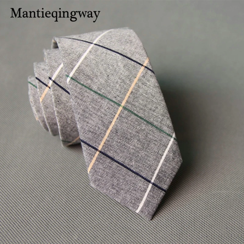 Mantieqingway 6 см клетчатые мужские галстуки на шею галстук модная официальная одежда