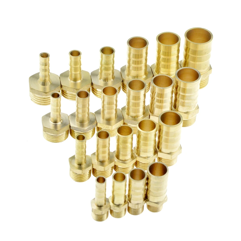 Латунный фитинг для труб 4 мм 6 8 10 12 19 шланг хвостовик 1/8 &quot1/4&quot 1/2 &quot3/8&quot BSP