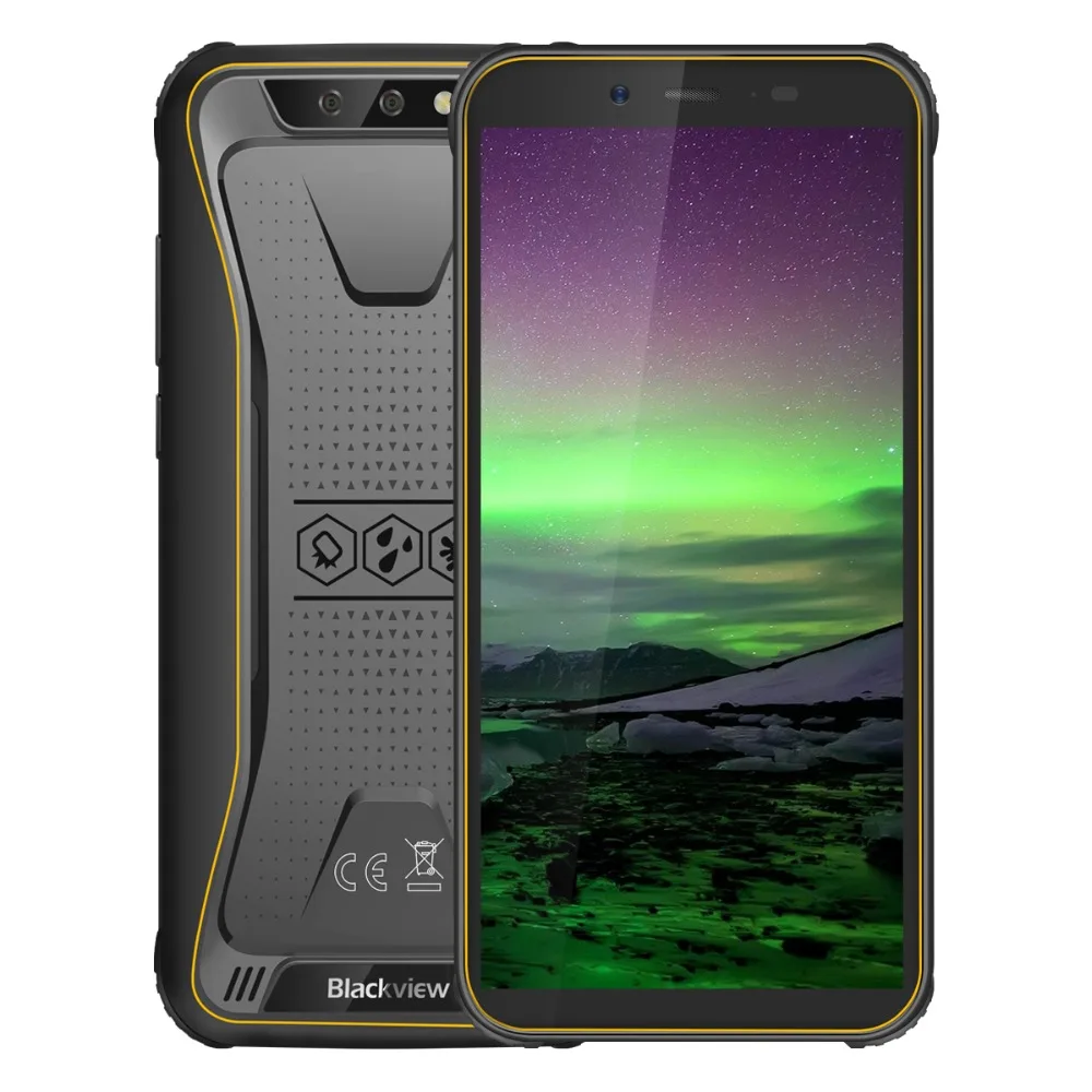Смартфон Blackview BV5500 защищенный IP68 2 + 16 ГБ экран 5 дюйма 18:9 4400 мА · ч Android 8 1 3G |