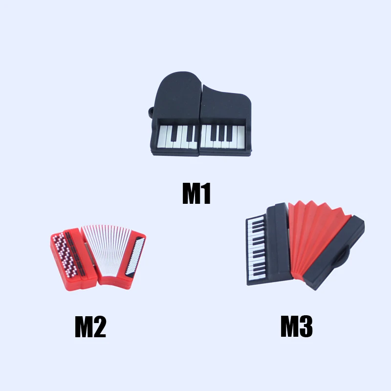 Музыкальный инструмент аккордеон мультфильм USB флеш накопитель 4 ГБ 8 оперативной