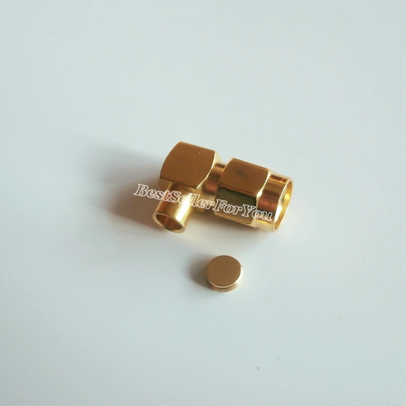 1 шт. разъем под прямым углом 90 градусов для кабеля RG402 0 141 дюйма|angle connector|angle 90l