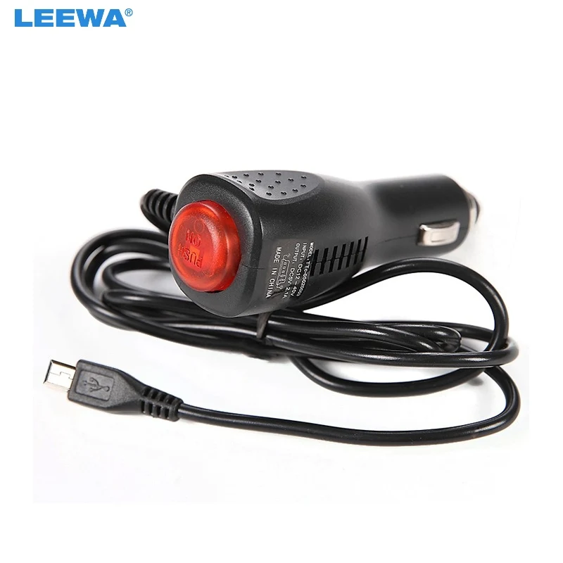 LEEWA 12В-40В Автомобильный GPS навигатор радар зарядное устройство мини USB Интерфейс