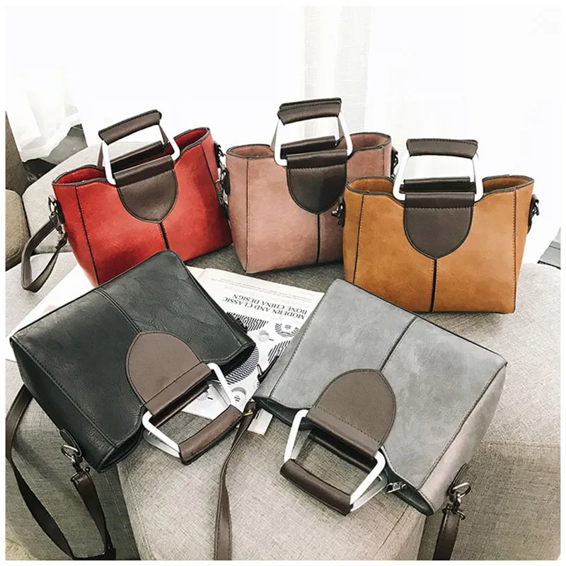 Female Shell Shoulder Bags High Quality PU Leather Women's Handbags 2019 New Brown Sac A Main Ladies Fashion Casual soft Tote | Багаж и