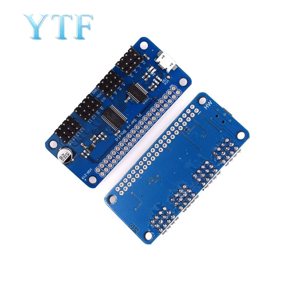 Raspberry Pi 16 канал ПВМ сервопривод плата контроллера USB безобрывный Порты и разъёмы