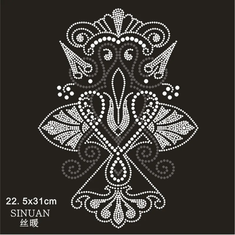 Горячая фиксация стразы мотив перенос утюгом на хрустальные 3 шт. Стразы для