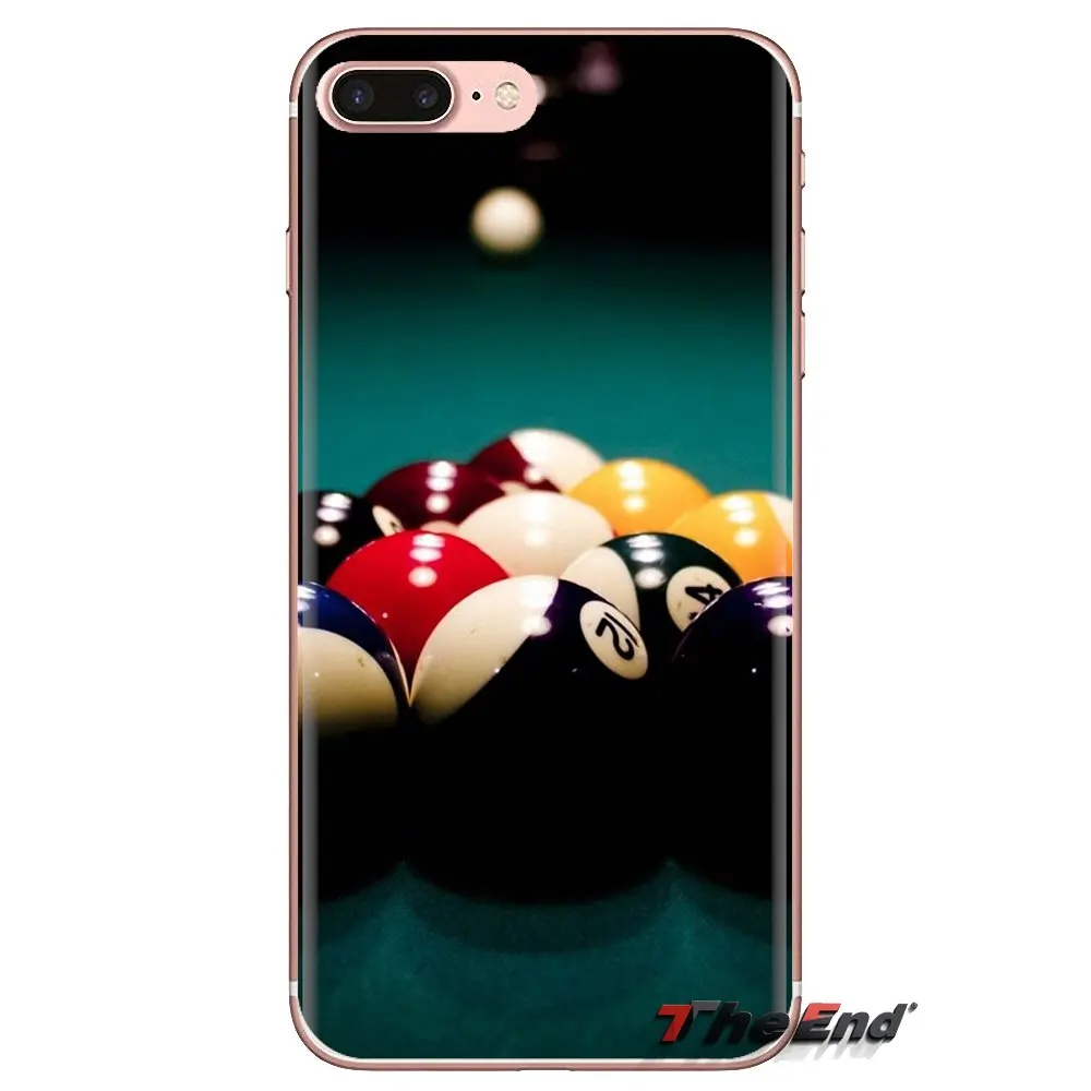 Прозрачные мягкие чехлы для Sony Xperia Z Z1 Z2 Z3 Z5 compact M2 M4 M5 C4 E3 T3 XA Huawei Mate 7 8 Y3II бильярдный