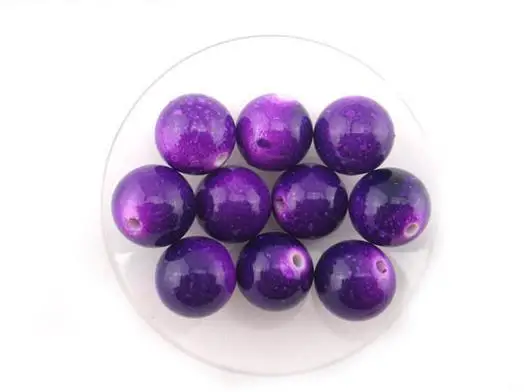 Круглые акриловые шарики разных цветов 250 г/компл. 20 мм для изготовления