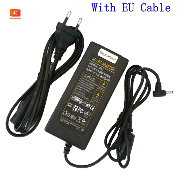 12V 3A AC DC адаптер питания зарядное устройство для Voyo VBook V3 pro ультрабук 12V 3A 36W с ЕС/США шнур питания - Цвет: Оранжевый