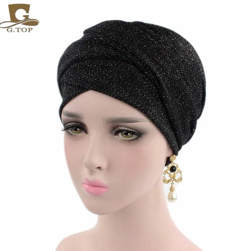 

New spring style turban breathable mesh shimmer long scarf head wrap women hijab tube head scarf tie