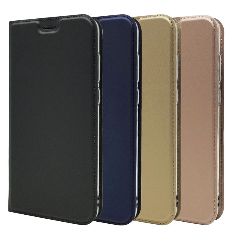 Чехол для Huawei Y6 2018 Honor 7A 7 A Роскошный кожаный флип кошелек чехлы телефонов чехол