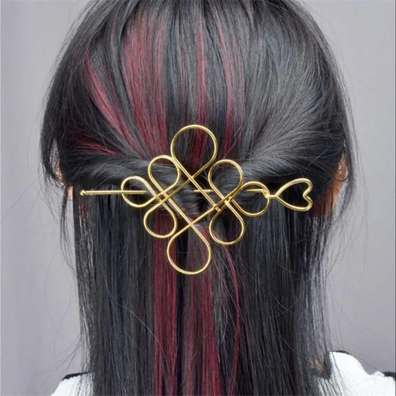 Металлическая заколка для волос Timlee H067 с узлом бохо волос|metal hair sticks|hair stickmetal |