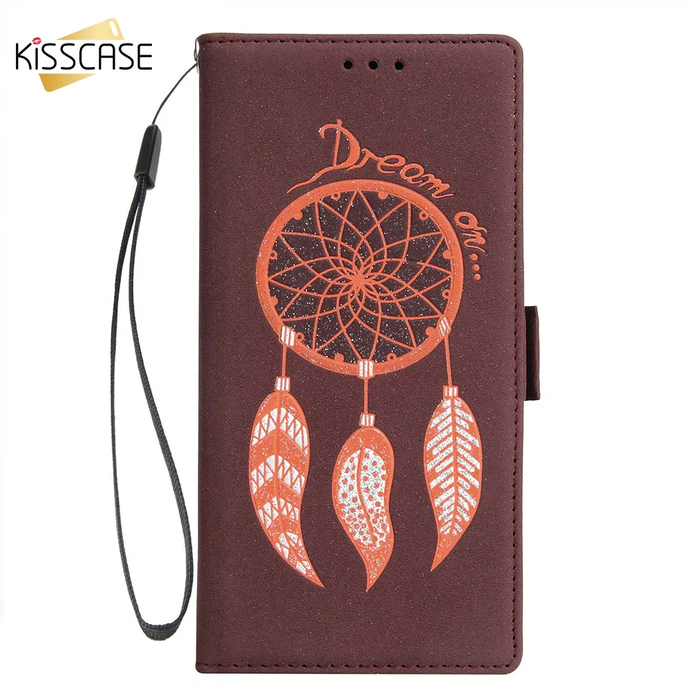 KISSCASE кожаный флип-чехол для телефона Samsung Galaxy S9 S8 Note 9 S7 Edge держатель карт чехол A7 A5