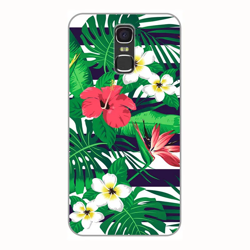 Мягкий силиконовый чехол для BQ BQS 5520 Чехлы Бабочка Цветы мультфильм окрашенный