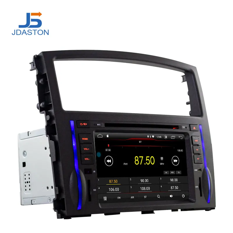 Автомобильный DVD плеер JDASTON Android 10 0 для Mitsubishi Pajero V97 V93 2006 2011 мультимедийный GPS