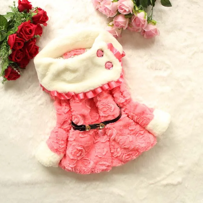 Розничная продажа леопардовое пальто с воротником из искусственного лисьего