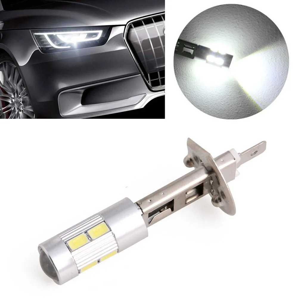 Yushuangyi 10 шт. H1 H3 светодиодные противотуманные лампы высокой мощности 5630 SMD