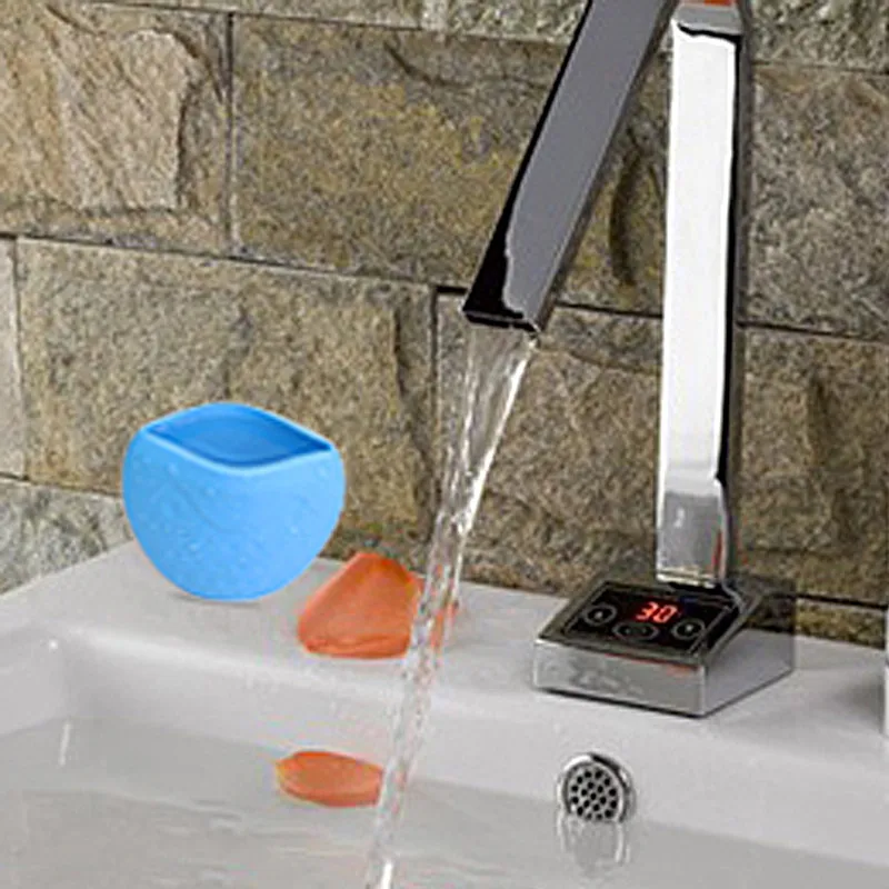 Горячая питьевая плоская силиконовая подставка для зубных щеток путешествий